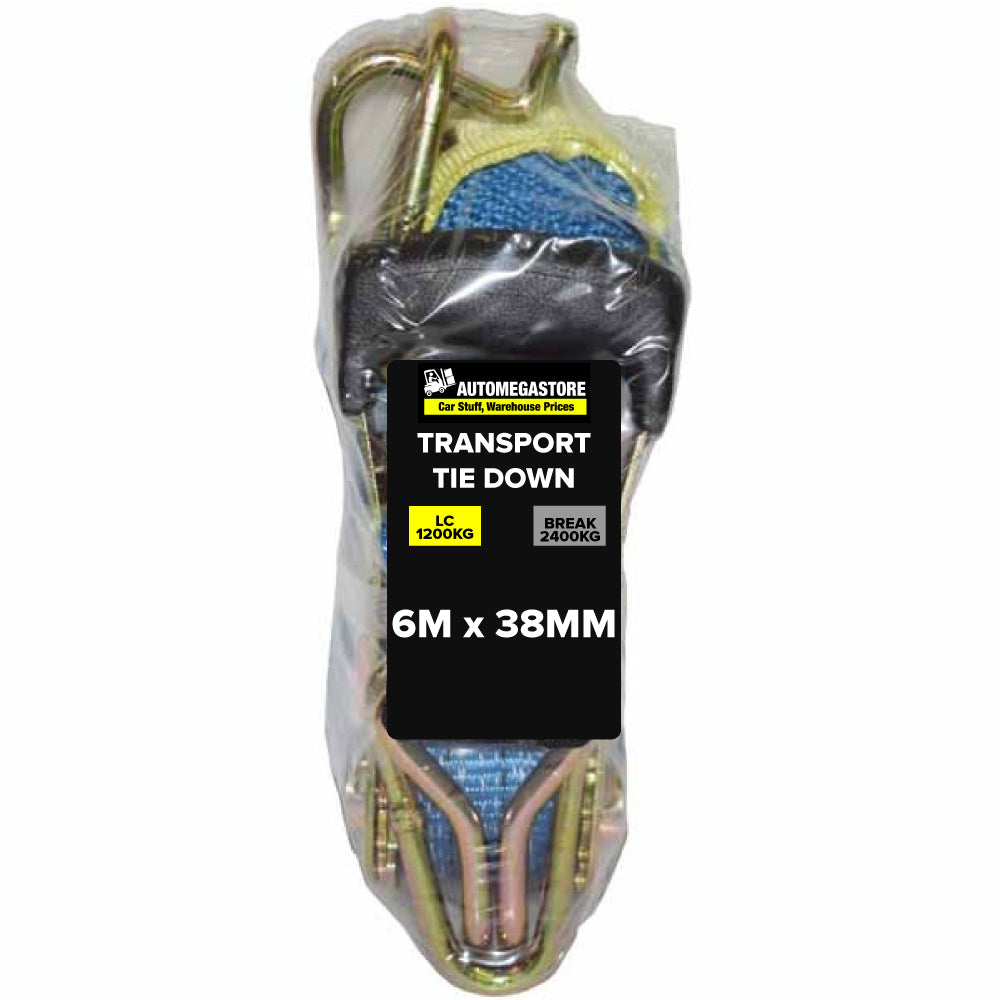 Tie Down Transport 38mm X 6m | 1 Pack