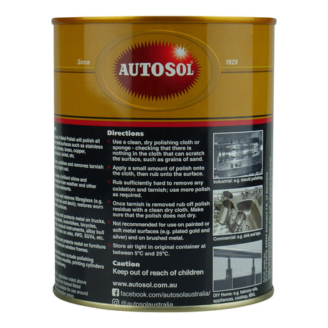 Autosol Metal Polish Tin 1kg