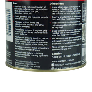 Autosol Metal Polish Tin 1kg