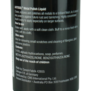 Autosol Metal Polish Liquid 250mL