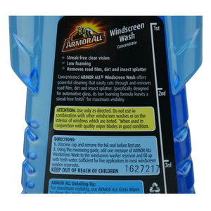 ArmorAll Windscreen Wash Concentrate 500mL