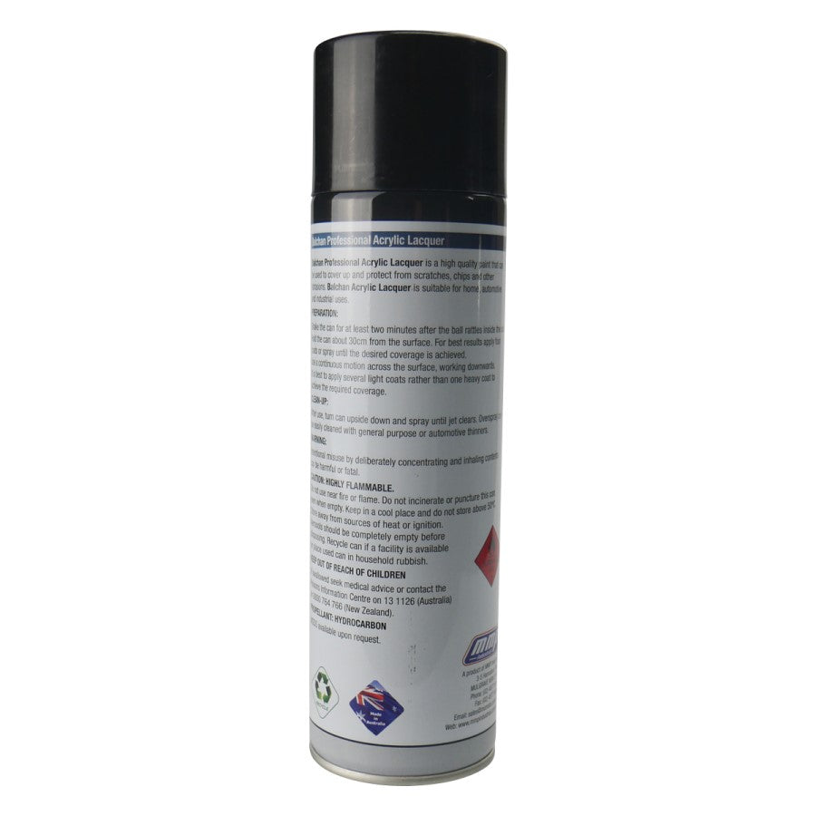 Balchan Professional Acrylic Lacquer Paint Gloss Black 400g