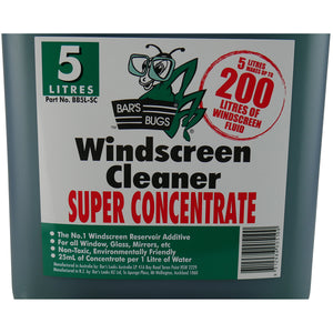 Bar's Bugs Windscreen Cleaner Super Concentrate 5L