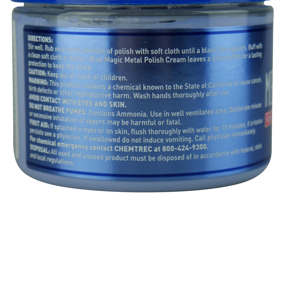 Blue Magic Metal Polish Cream 198g