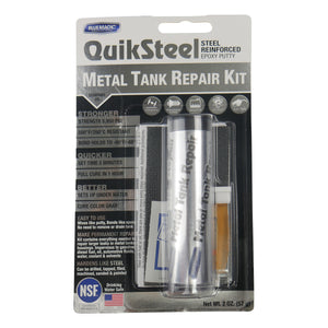 Blue Magic Quicksteel Steel Reinforced Epoxy Metal Tank Repair Kit 57g