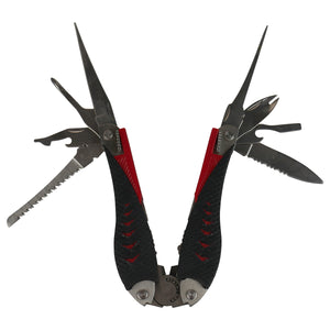 18-in-1 Compact Multi-Tool with Carry Pouch