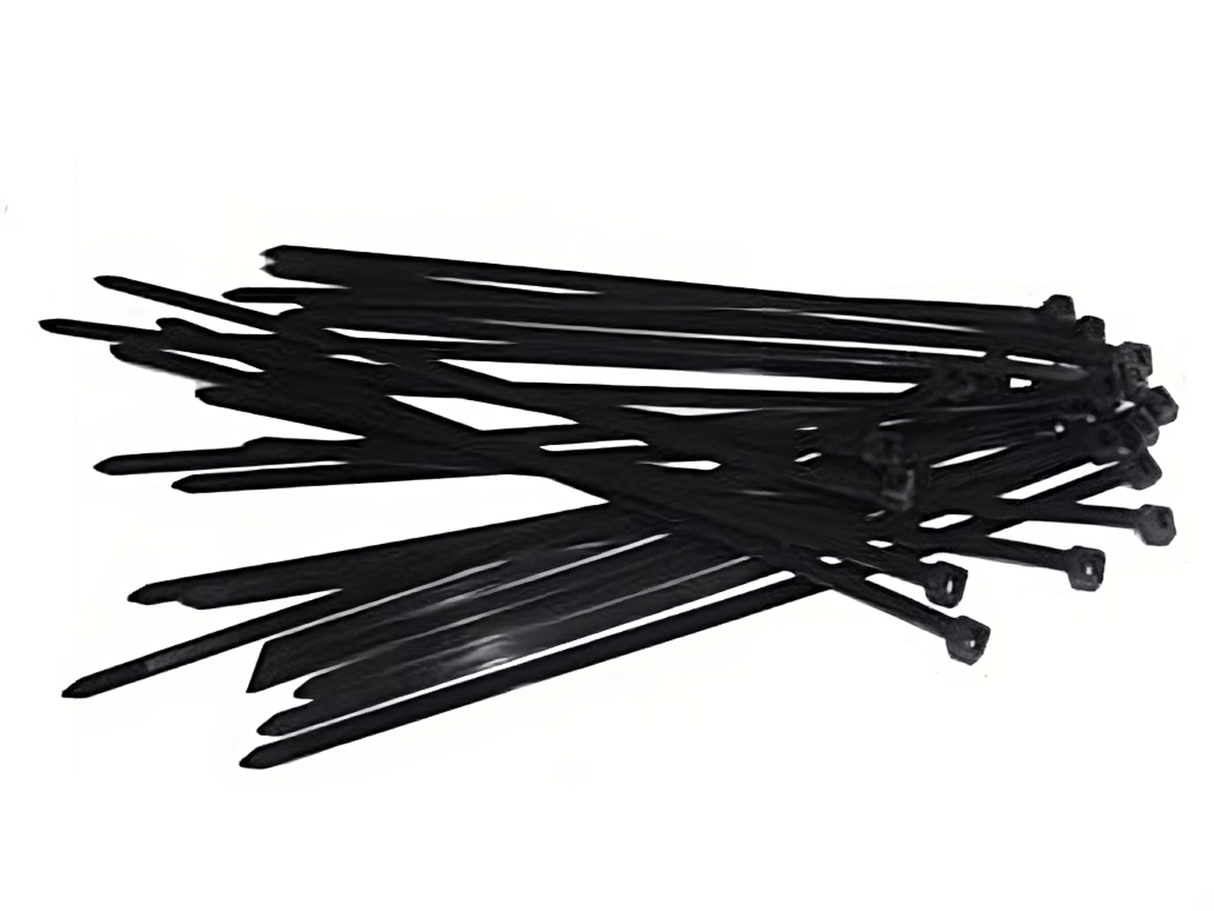 Cable Ties 370mm x 7.6mm Black | Bag of 25