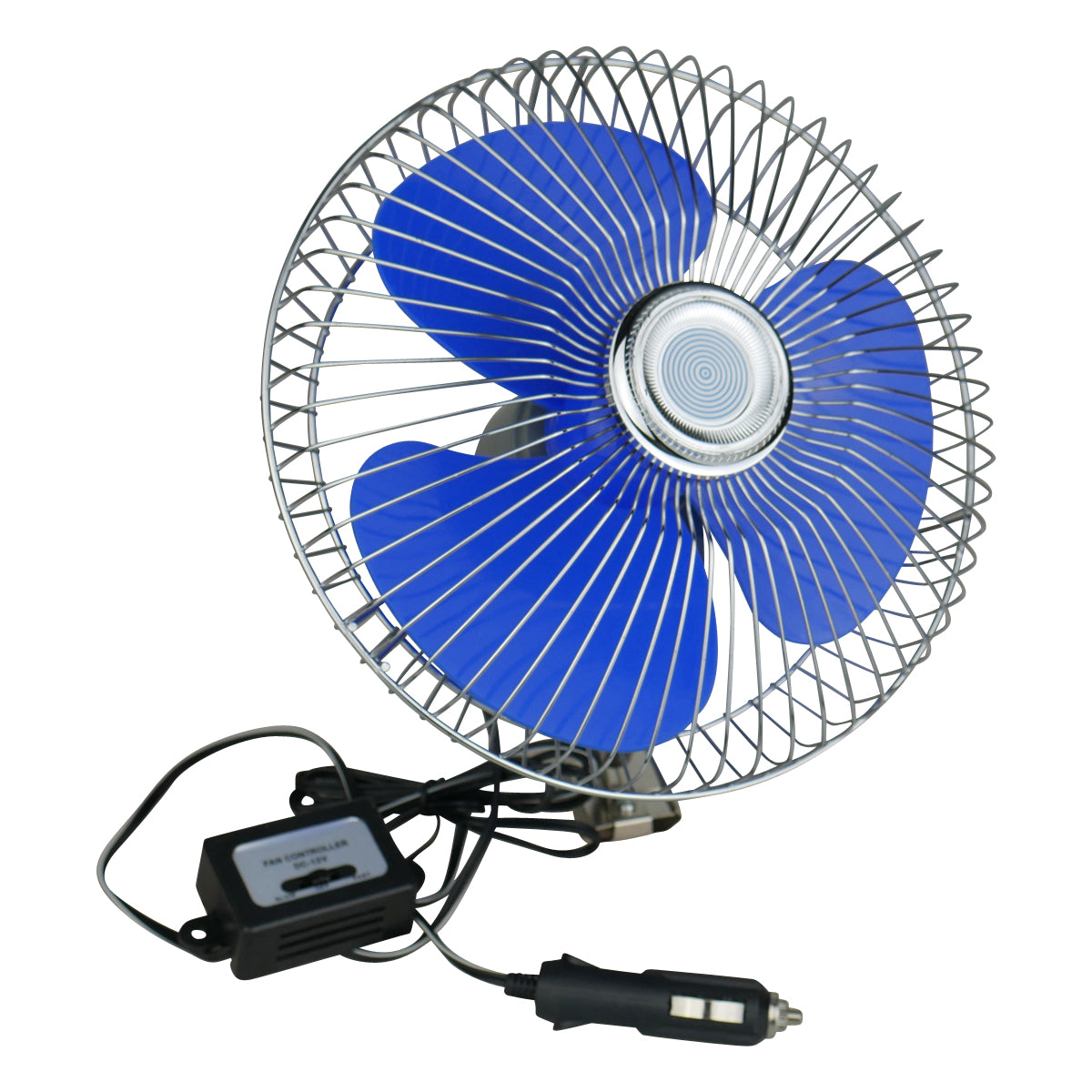 12 Volt Oscillating Automotive Fan For Cars, Trucks & Buses