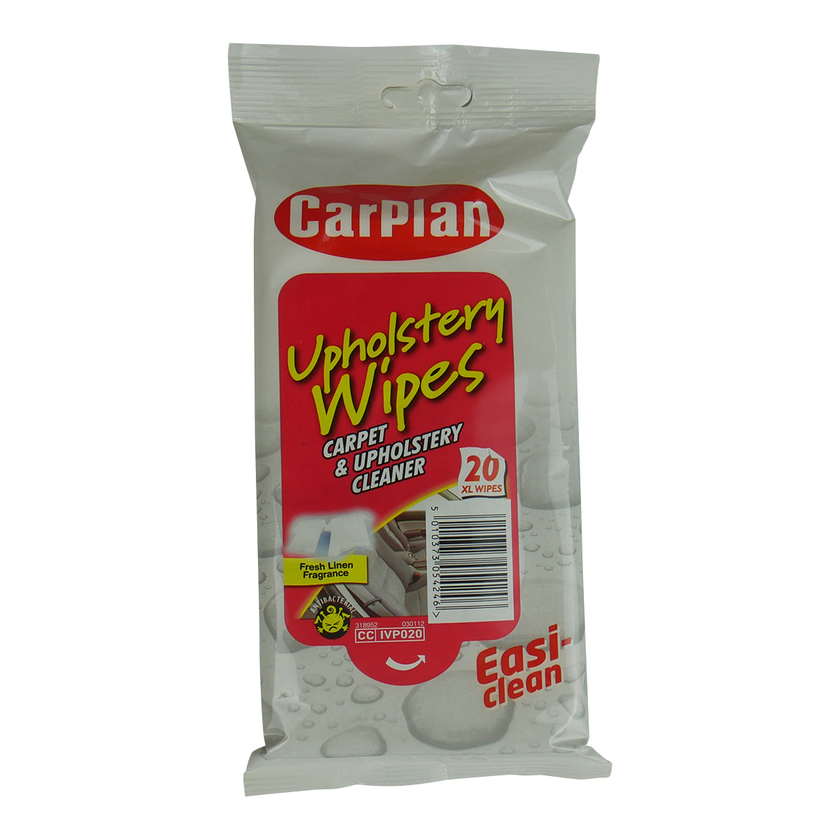 Carplan Upholstery Wipes 20 Xtra large