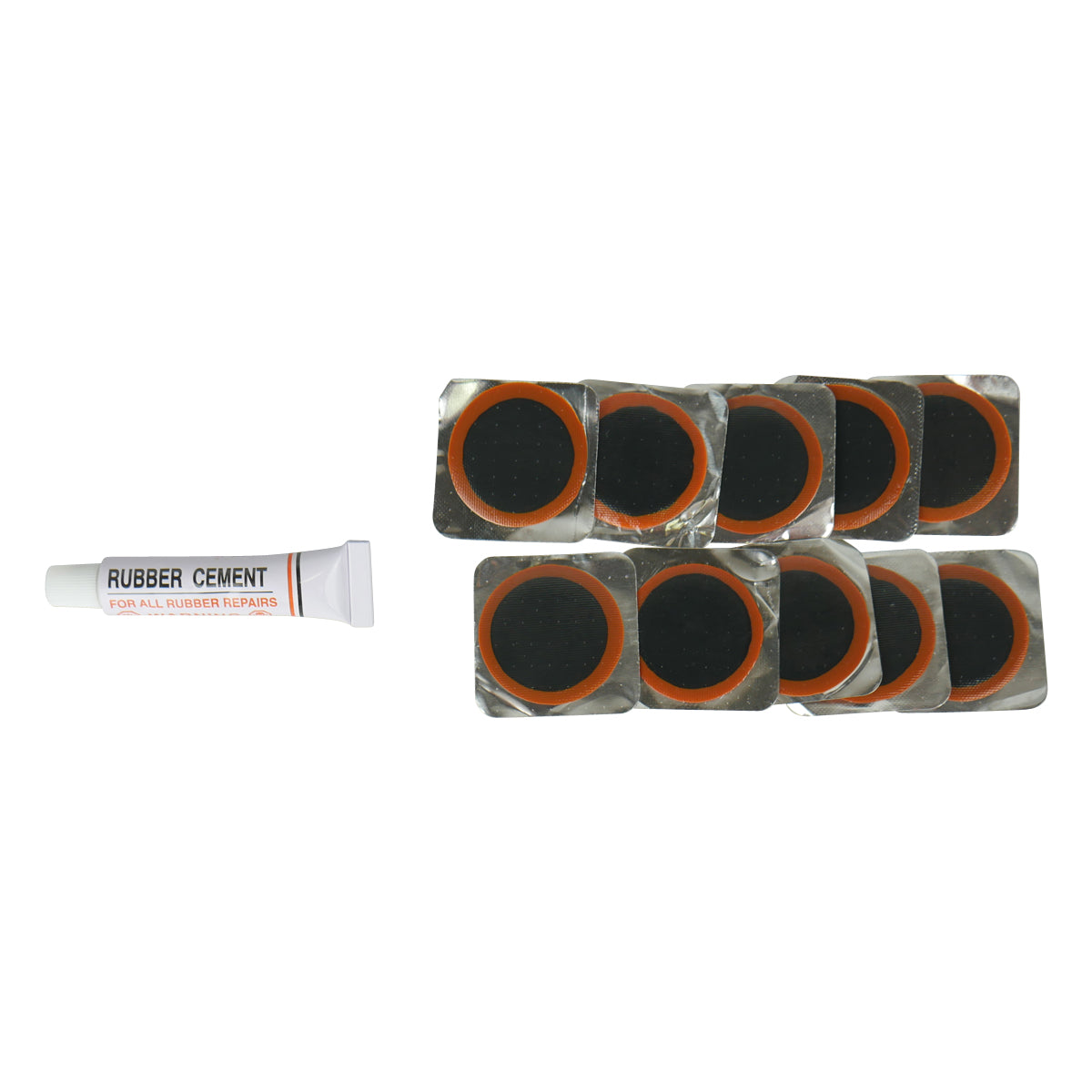 11 Piece Cold Patch Tube Repair Kit | 10x32mm Patches