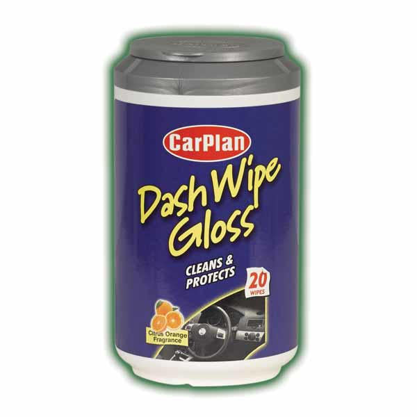 Carplan Citrus Orange Fragrance Dash Wipes Gloss 20