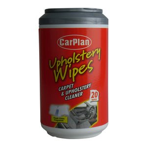 Carplan Upholstery & Carpet Wipes Tub of 20