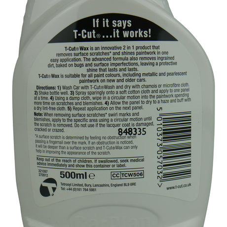 Carplan T-Cut 2 In 1 Wax 500mL