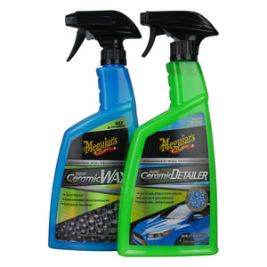 Meguiars Hybrid Ceramic Detailer & Spray Wax Kit 4pce