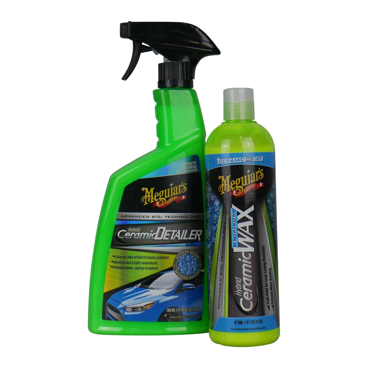 Meguiars Hybrid Ceramic Detailer + Ceramic Liquid Wax Pack