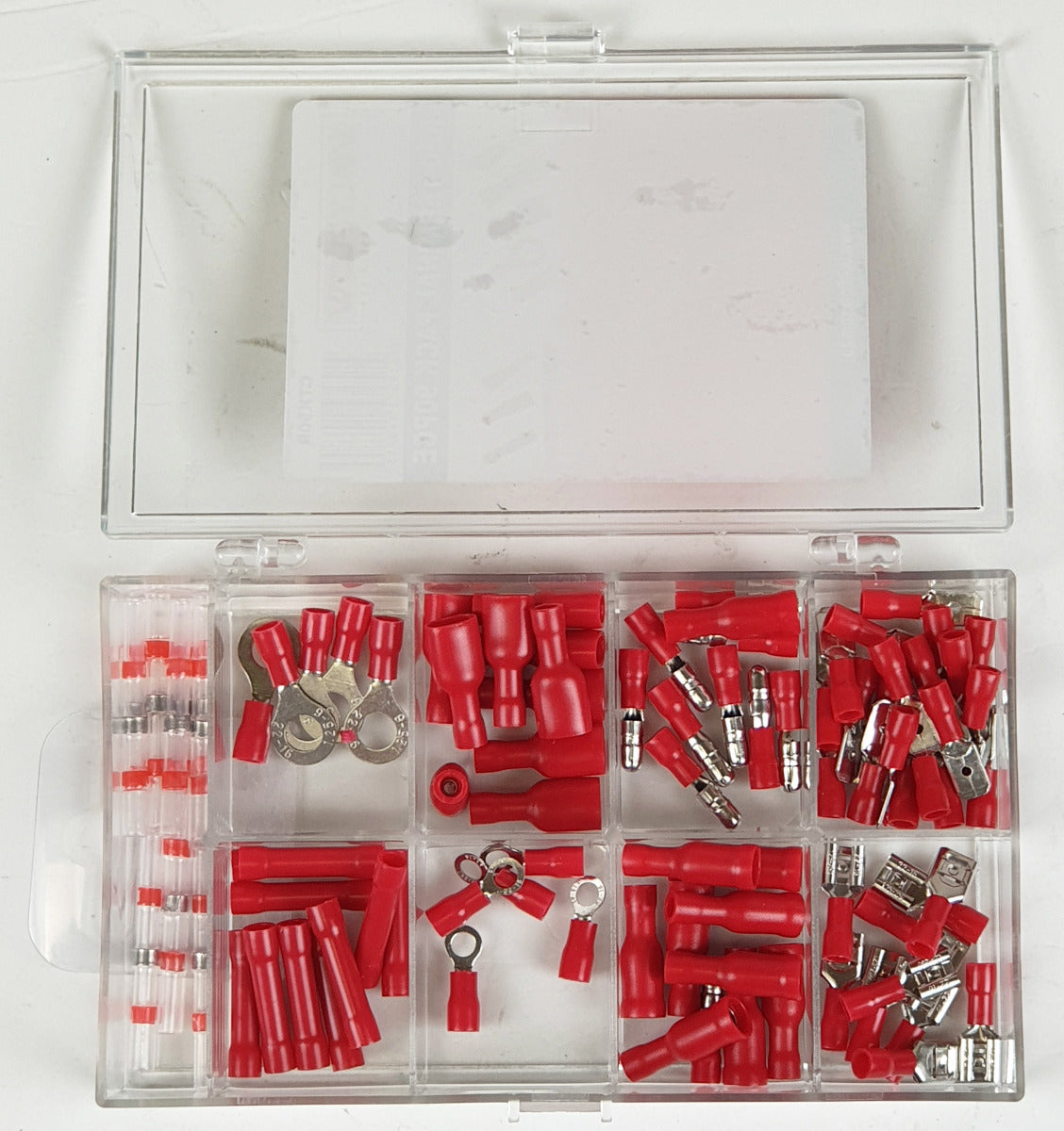 Terminal Connectors Pack Red 90 Piece