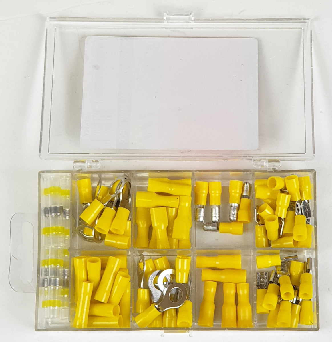 Terminal Connectors Pack Yellow 90 Piece