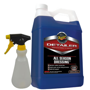 Meguiars D160 All Season Dressing 3.78L + Spray Bottle