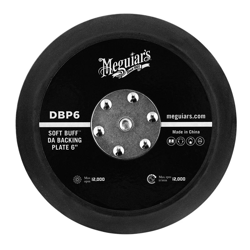 Meguiars 6" Inch Soft Buff DA Backing Plate