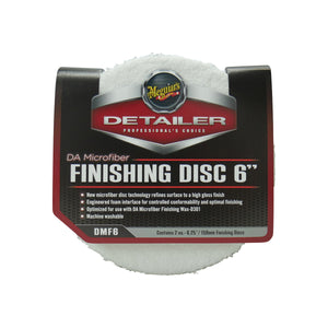 Meguiars DA Microfibre 6" Inch Finishing Disc 2 Pack