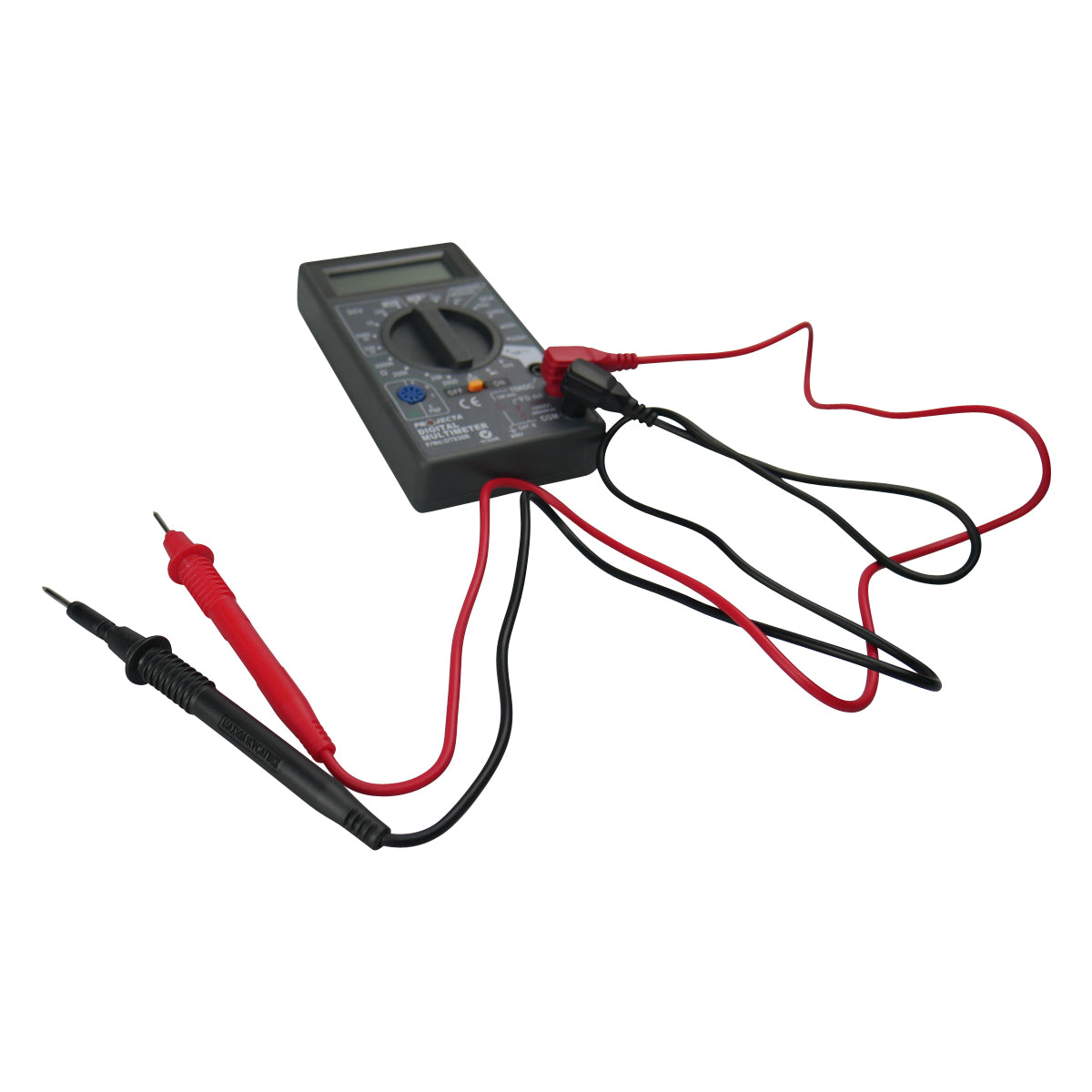 Digital Multimeter AC/DC with Accurate LCD Display & Temperature Probe