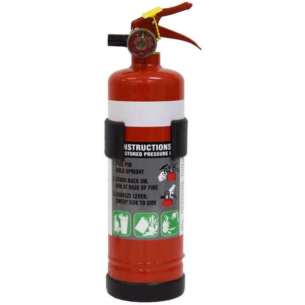 1kg Dry Chemical ABE Fire Extinguisher with Plastic Bracket