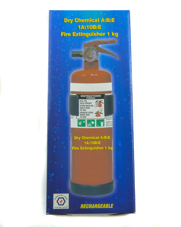 1kg Dry Chemical ABE Fire Extinguisher with Plastic Bracket