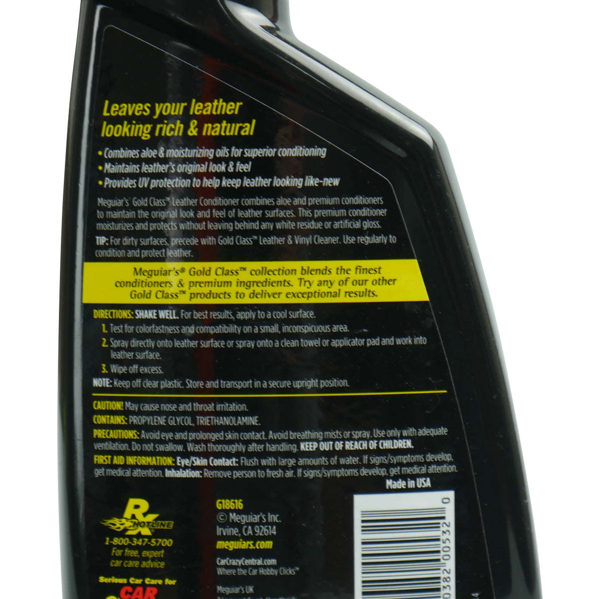 Meguiars Gold Class Leather Conditioner Spray 473ml