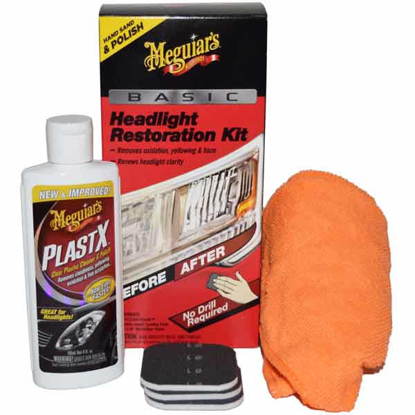 Meguiars Headlight Lens Correct Kit 5 Piece