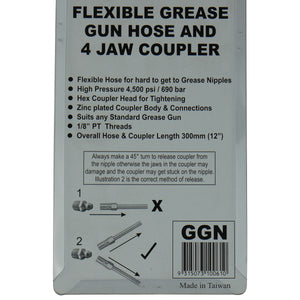 Grease Gun Hose & Coupler