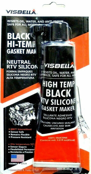 Visbella Gasket Maker 85g RTV Black High Temperature