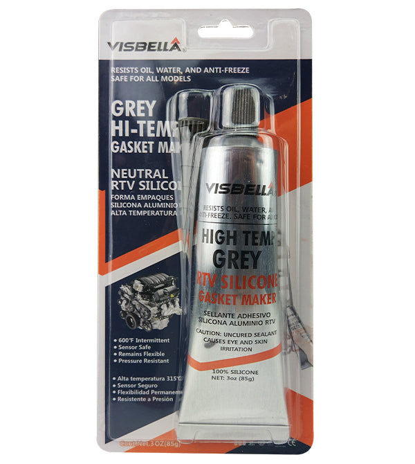 Visbella Gasket Maker 85g RTV Grey High Temperature