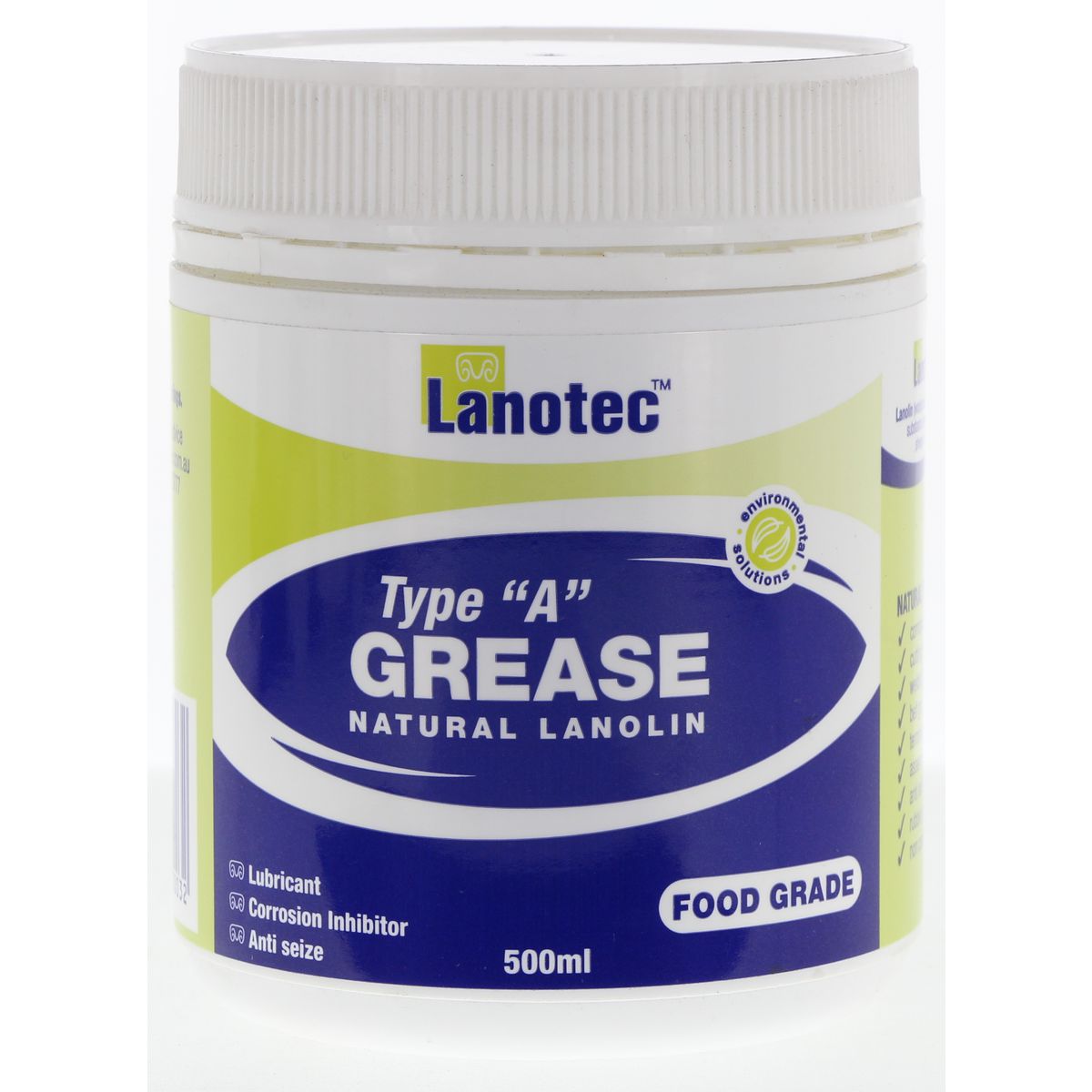 Lanotec Type-A Food Grade Lanolin Grease 500Ml