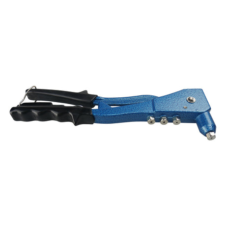 Hand Rivet Gun With 60 Rivets | 4 Interchangeable Nozzles | Spring Loaded