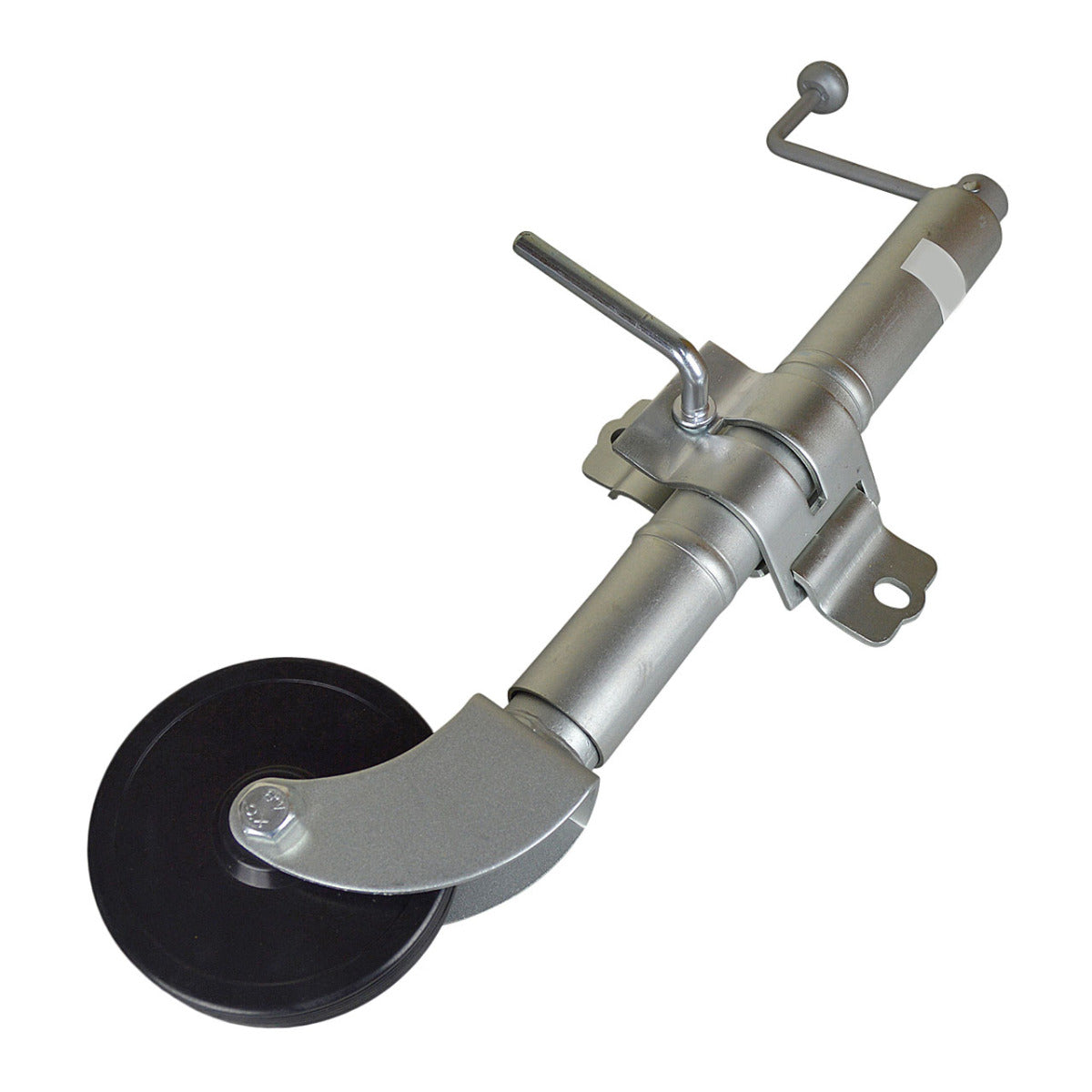 6" Jockey Wheel + Clamp 340KG Rated | Solid Rubber Tyre