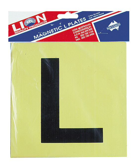 Lion L Plates Magnetic All States 2pk