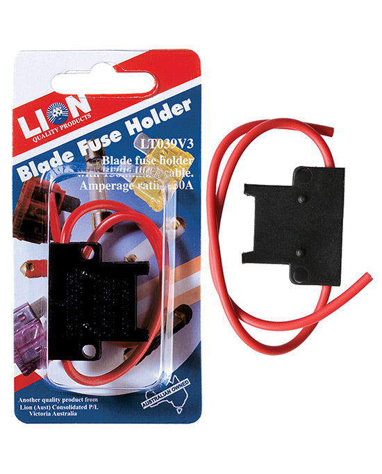 Lion Blade Fuse Holder 30A with 300mm Cable