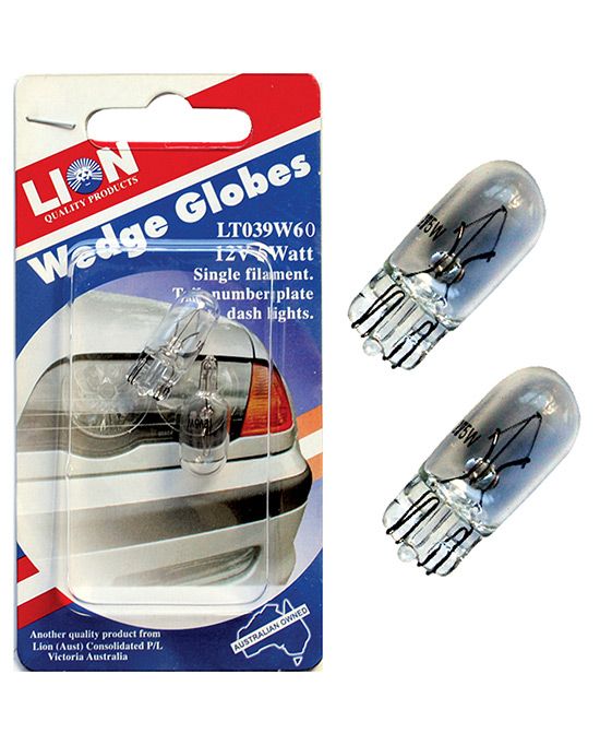 Lion Wedge Globes 12V 21W