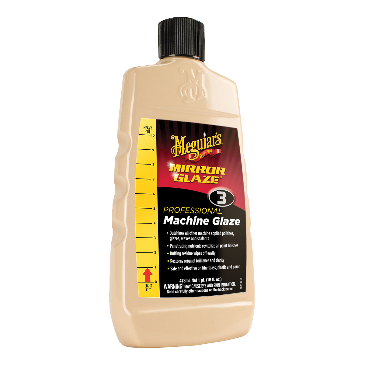 Meguiars M3 Mirror Glaze Professional Machine Glaze 473mL