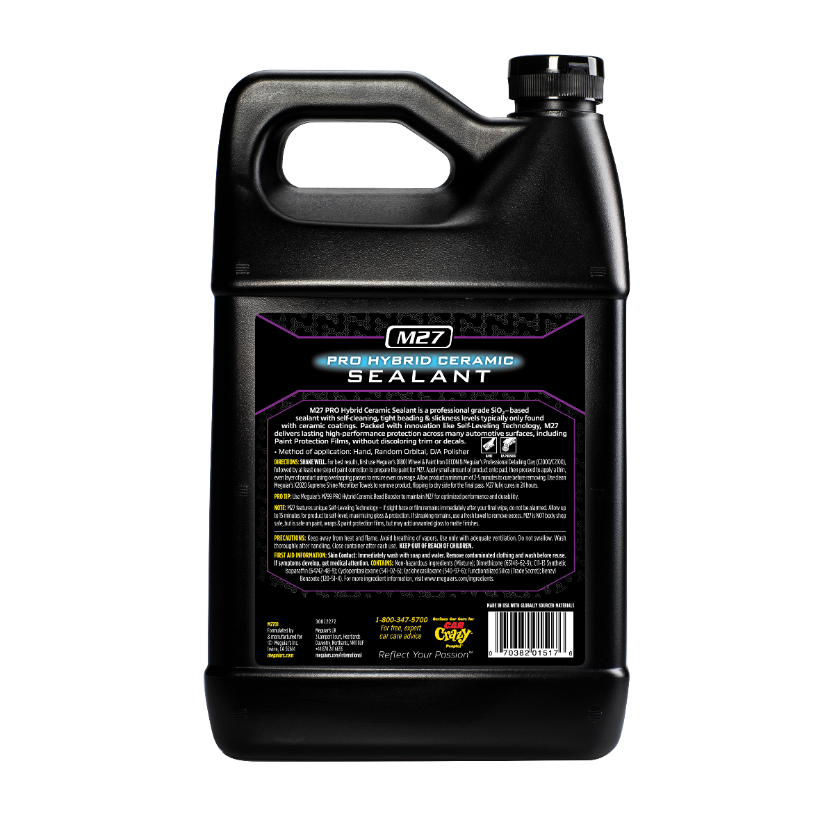 Meguiars M27 Si02 Hybrid Ceramic Sealant 3.78L