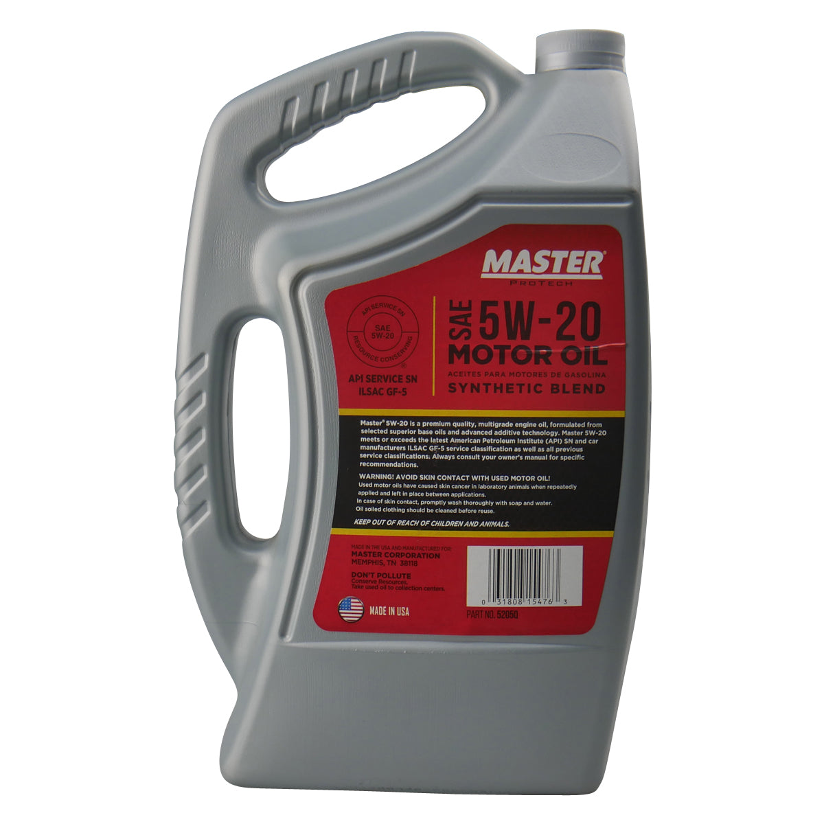 Master Pro Tech Sae 5W-20 Synthetic Blend Motor Oil 4.73L