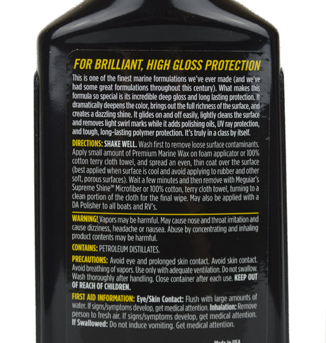 Meguiars Marine Flagship Premium Wax 473mL