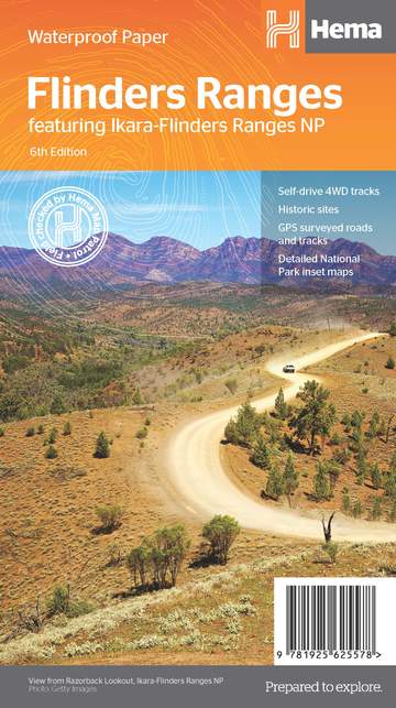 Hema Flinders Ranges Map