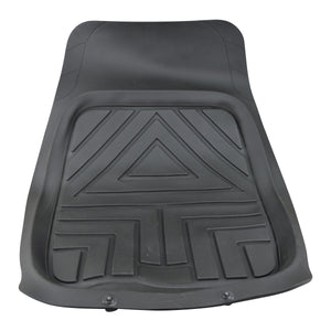 4WD Mud Mat Rubber Car Floor Mats Black Front 2 Piece