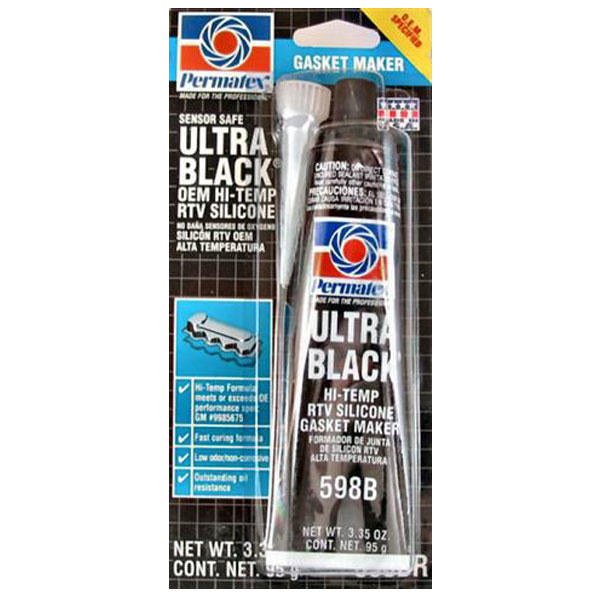 Permatex Ultra Black RTV Silicone Gasket Maker Oil Resistant 95g