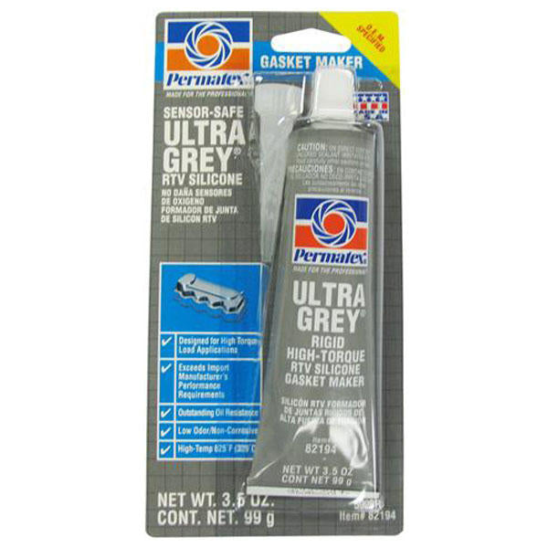 Permatex Ultra Grey RTV Silicone Gasket Maker High Torque 99g