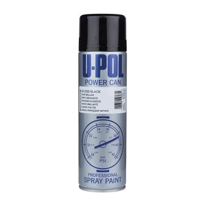 upol Power Can Matt Black Aerosol 500ml