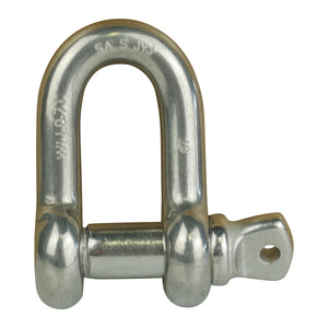 D Shackle Rated 10mm 700KG Marine Grade Stainless Steel