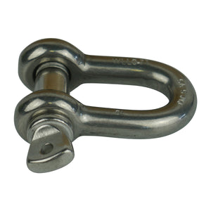 D Shackle Rated 10mm 700KG Marine Grade Stainless Steel