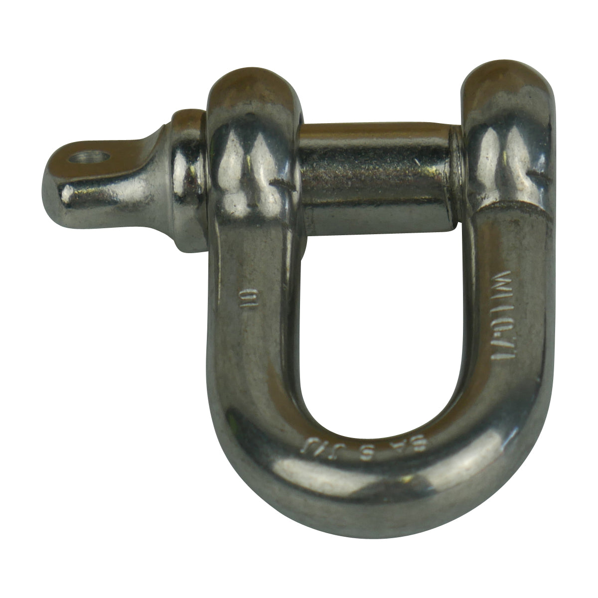 D Shackle Rated 10mm 700KG Marine Grade Stainless Steel